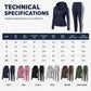 ✨ Sporty Everyday Comfort | Women's Striped Zip-Up Hoodie & Pants 2-Piece Set