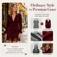 ✨ Feminine Statement Style | Women's Ruffle-Sleeve Fringe Midi Dress