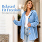 ☁️ Cozy Everyday Comfort | Women's Loose Velvet Hooded Cardigan