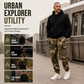 ✨ Practical Everyday Comfort | Men's Camouflage Drawstring Cargo Pants