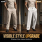 ✨ Polished Everyday Style | Men's Double-Button Straight-Leg Dress Pants