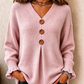 ☁️ Cozy Everyday Comfort | Women's V-Neck Knit Sweater