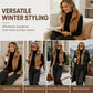 ❄️ Lightweight Warmth | Women's Stand-Collar Zip-Up Cropped Vest