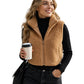 ❄️ Lightweight Warmth | Women's Stand-Collar Zip-Up Cropped Vest