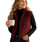 ❄️ Lightweight Warmth | Women's Stand-Collar Zip-Up Cropped Vest