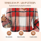 🍂 Easy Everyday Comfort | Women's Plaid Hooded Drawstring V-Neck Shirt