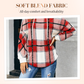 🍂 Easy Everyday Comfort | Women's Plaid Hooded Drawstring V-Neck Shirt