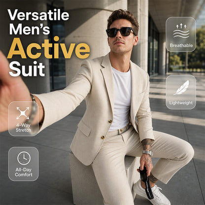 ✨ Polished Comfort | Men's Versatile Stretch Business Suit ⚡ Free Shipping