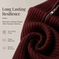 ✨ Flattering Elegance | Women's Ribbed Knit Half-Zip Slim-Fit Dress