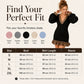 ✨ Feminine Knit Style | Women's V-Neck Lantern-Sleeve Knit Dress