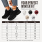 👟 Cozy Knit, Easy Everyday Steps | Women's Warm Casual Sneakers