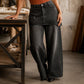 ✨ Statement Denim Style | Women's Layered Skirt-Over-Jeans