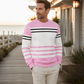 ✨ Easy Everyday Style | Men's Striped Colorblock Long-Sleeve Sweatshirt