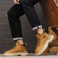 🥾 Timeless Rugged Style | Men's Vintage PU Leather Ankle Boots