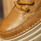 🥾 Timeless Rugged Style | Men's Vintage PU Leather Ankle Boots
