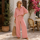 ✨ Effortless Everyday Style | Women's Striped Relaxed-Fit 2-Piece Set