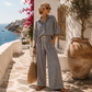 ✨ Effortless Everyday Style | Women's Striped Relaxed-Fit 2-Piece Set