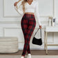 ❄️ Cozy Everyday Comfort | Women's High-Waist Thermal Plaid Leggings