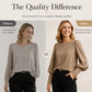 ✨ Elevated Everyday Style | Women's Lantern-Sleeve Relaxed Blouse