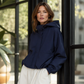 ✨ Lightweight Everyday Style | Women's Bubble-Hem Hooded Windbreaker Jacket