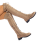 ✨ Statement Style | Women's Suede Lace-Up Over-the-Knee Boots ⚡ Free Shipping