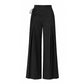 ✨ Flattering Everyday Style | Women's High-Waist Pleated Wide-Leg Pants with Side Lace-Up