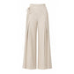 ✨ Flattering Everyday Style | Women's High-Waist Pleated Wide-Leg Pants with Side Lace-Up