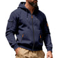 🍂 Practical Everyday Style | Men's Full-Zip Hooded Cargo Jacket ⚡ Free Shipping