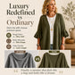 🌸 Feminine Knit Style | Women's Ruffle-Sleeve Knit Cardigan