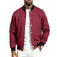 ✨ Timeless Texture | Men's Faux Suede Bomber Jacket