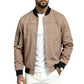 ✨ Timeless Texture | Men's Faux Suede Bomber Jacket