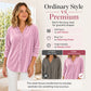 🌸 Ruffle Detail, Easy Elegance | Women's Solid-Color Ruffle-Neck Blouse