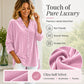 🌸 Ruffle Detail, Easy Elegance | Women's Solid-Color Ruffle-Neck Blouse