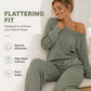 ✨ One Set, Effortless Style | Women's Off-Shoulder Top & Wide-Leg Pants Set ⚡ Free Shipping