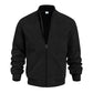 🧥 Rugged Texture, Easy Layering | Men's Suede-Look Western Bomber Jacket