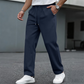 👖 Pull On & Go | Men's Waffle-Knit Drawstring Straight-Leg Pants