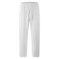 👖 Pull On & Go | Men's Waffle-Knit Drawstring Straight-Leg Pants