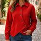 ✨ Latest Design | Women's Asymmetrical Diagonal Button-Down Jacket