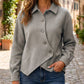 ✨ Latest Design | Women's Asymmetrical Diagonal Button-Down Jacket