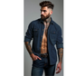 ✨ Rugged Everyday Style | Men's Tailored Denim Button-Down Shirt