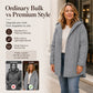 ❄️ Quilted Warmth, Easy Coverage | Women's Diamond-Quilted Hooded Coat
