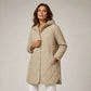 ❄️ Quilted Warmth, Easy Coverage | Women's Diamond-Quilted Hooded Coat
