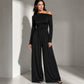 ✨ One-Piece Elegance | Women's Off-Shoulder Wide-Leg Jumpsuit ⚡ Free Shipping