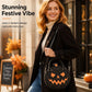 🎃 Halloween Favorite | Pumpkin Embroidered PU Leather Handbag