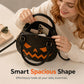 🎃 Halloween Favorite | Pumpkin Embroidered PU Leather Handbag