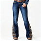 ✨ Bohemian Statement | Women's Embroidered High-Waist Flare Jeans ⚡ Free Shipping