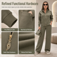✨ Premium Comfort | Women's Heavyweight Zip-Up Tracksuit Set ⚡ Free Shipping