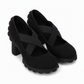 👠 Stable Steps, Retro Charm | Women's Crisscross Platform Mary Jane Heels