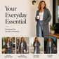 🧶 Cozy Coverage, Easy Layers | Women's Open-Front Long Knit Cardigan ⚡ Free Shipping