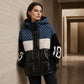 🧥 Patchwork Style, Cozy Coverage | Women's Hooded Puffer Jacket ⚡ Free Shipping